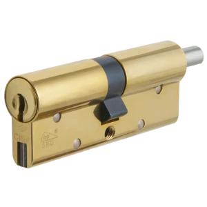 Цилиндр Cisa RS3 OL3S2-18.66, 35x10x35 мм, ключ/шток, цвет латунь, без вертушки 82393114 STLM-2044235