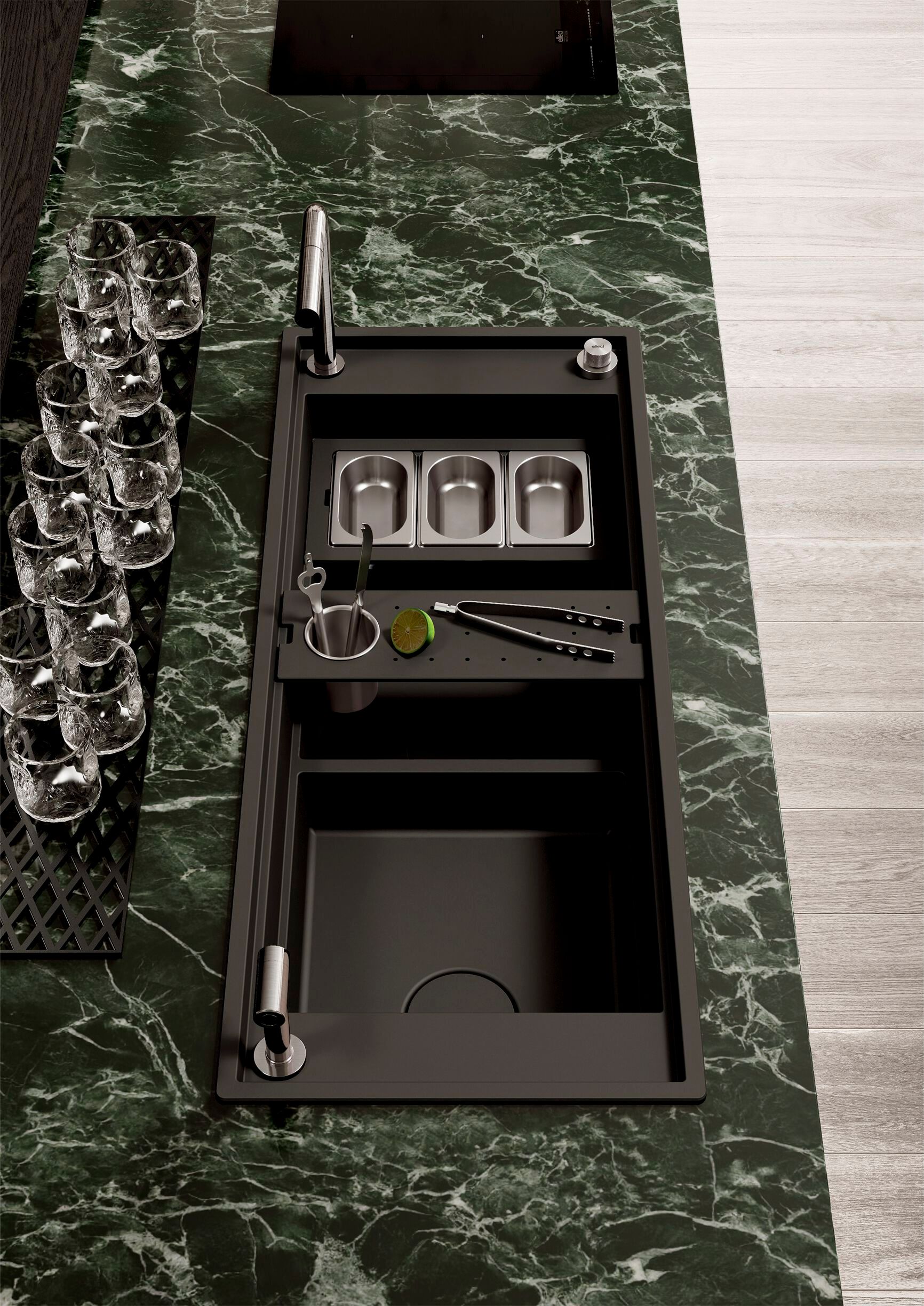 Lavello workstation in Keratek Elleci MIXOLOGY ARCH-00144410 - Вид №1