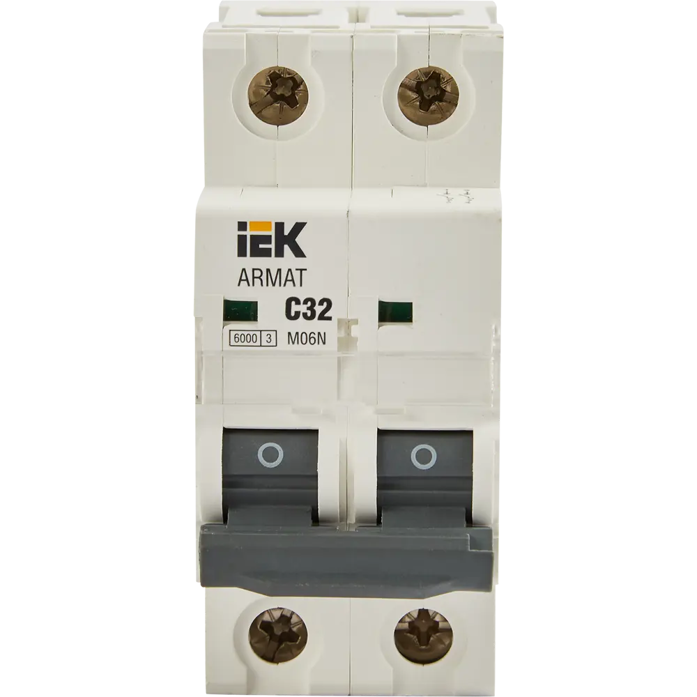 Автомат дифференциальный IEK Armat M06N 2P 32А - защита от короткого замыкания 87762152 STLM-1114326 - Вид №1
