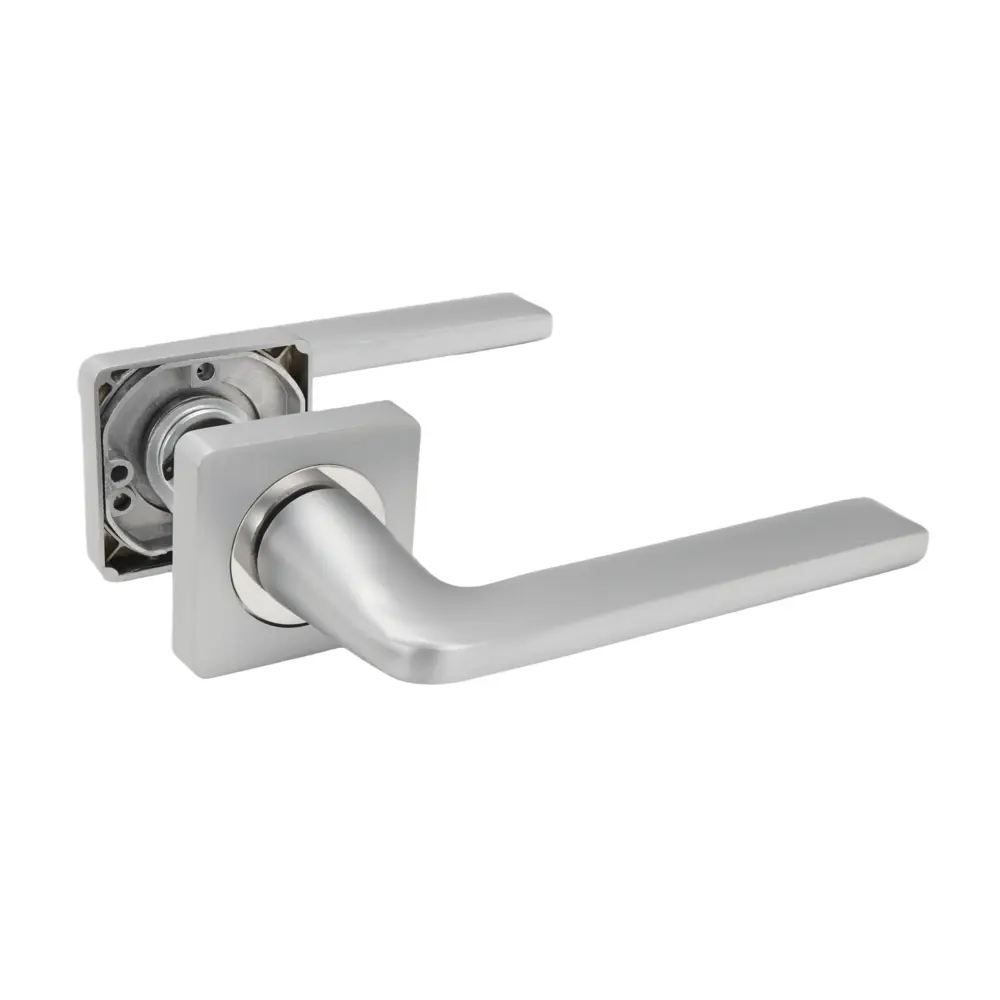 Дверная ручка на розетке Edson EDS-03-QR1 без запирания цвет хром 89456898 STLM-2205242 
