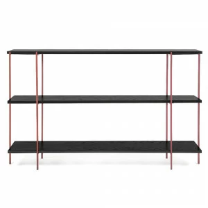 Стеллаж металлический медный, черный дуб Florian copper INTELLIGENT DESIGN  260760 Медный;черный