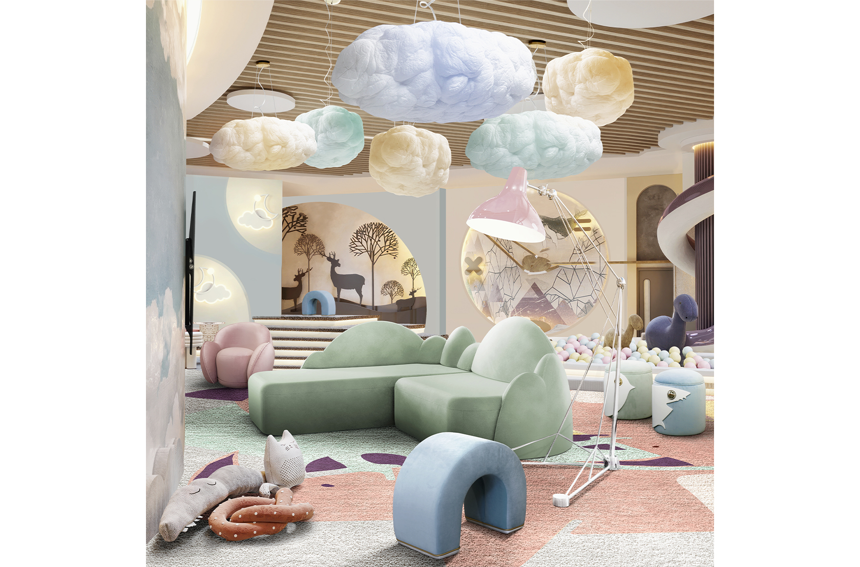 CIST33 Детские пуфики Акула Circu  - Вид №9