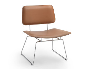 Кожаное кресло для салазок