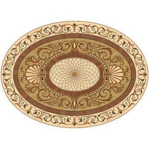 Художественный паркет Da Vinci Розетка 26-134 Дуб Селект (Гладкая) х1000диаметр мм.