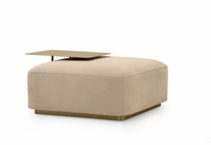 Aston Martin Прямоугольный пуф из нубука с обивкой V255