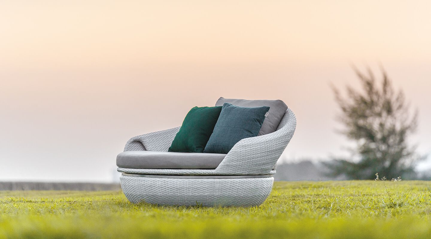 Круглая Садовая кровать из ротанга VINEKO Space ARCH-00064014 - Вид №1