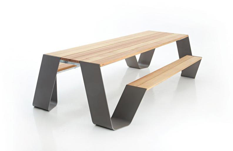 Extremis Стол для пикника со встроенными скамейками Hopper sun-id-1514934 - Вид №5