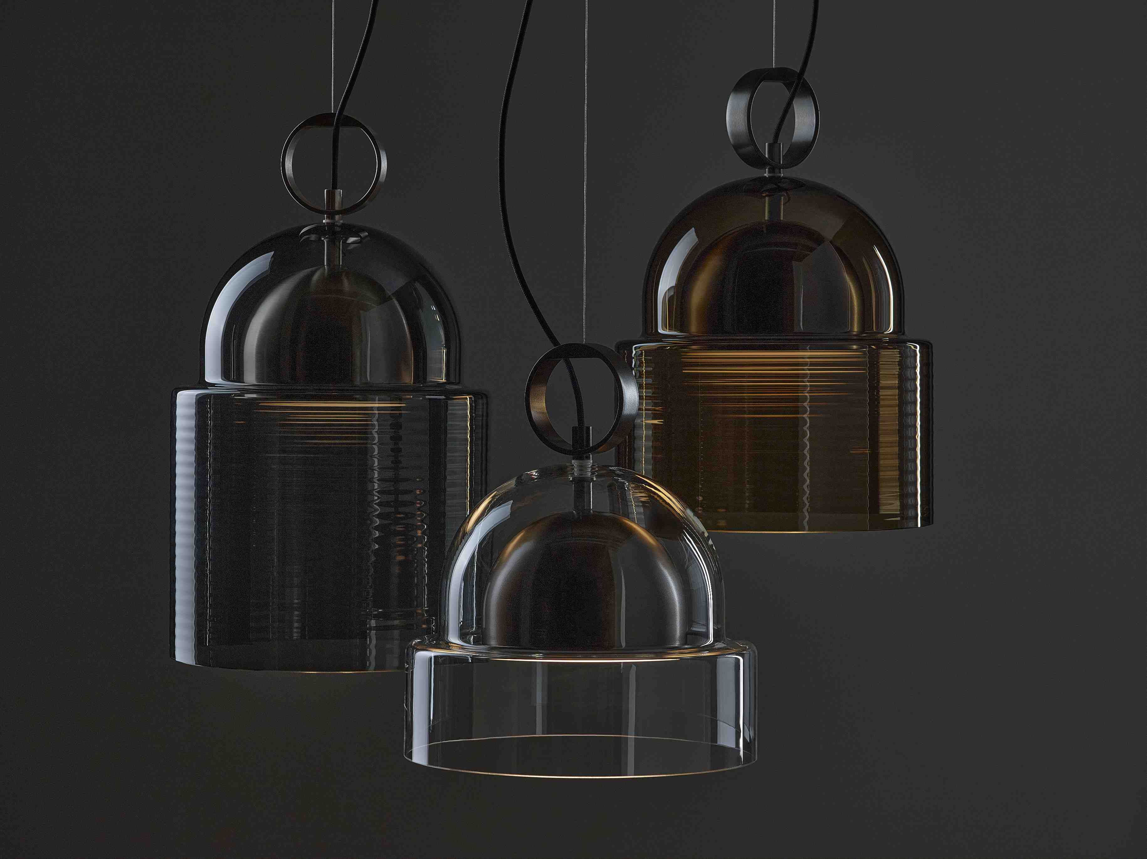 Подвесной светильник из дутого стекла BROKIS купол ARCH-00096747 - Вид №7