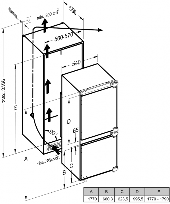 9242910 Встраиваемый холодильник Schaub Lorenz SLU S445W4M STDN-0070022 - Вид №9