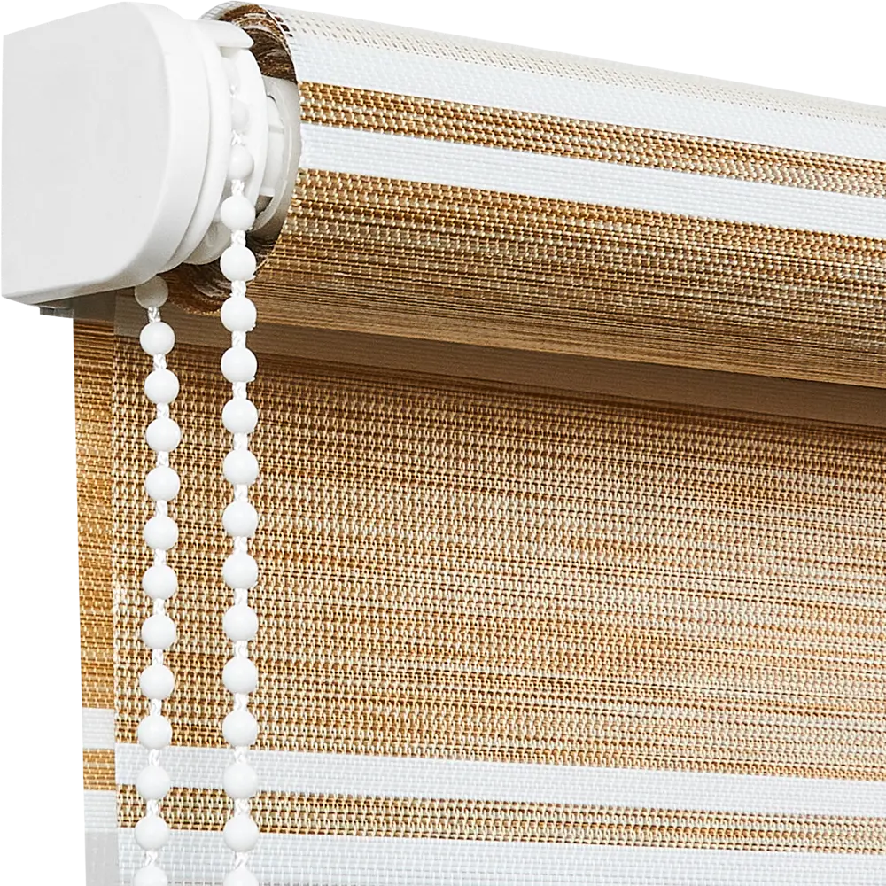 Штора рулонная день-ночь Дэли 120x175 см бежевая MIAMOZA STLM-2168565 - Вид №2