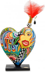 10651603 Goebel Скульптура "Сердце" 12см. Композит