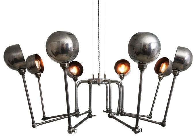 Mullan Lighting Регулируемая люстра из латуни  Mlf184  - Вид №10