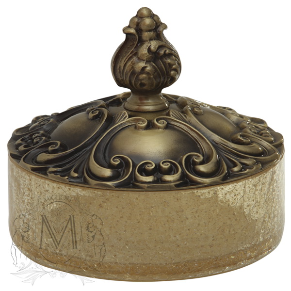 Баночка низкая MIGLIORE Elizabetta ML.ELB-60.127.BR - бронза  - Вид №1