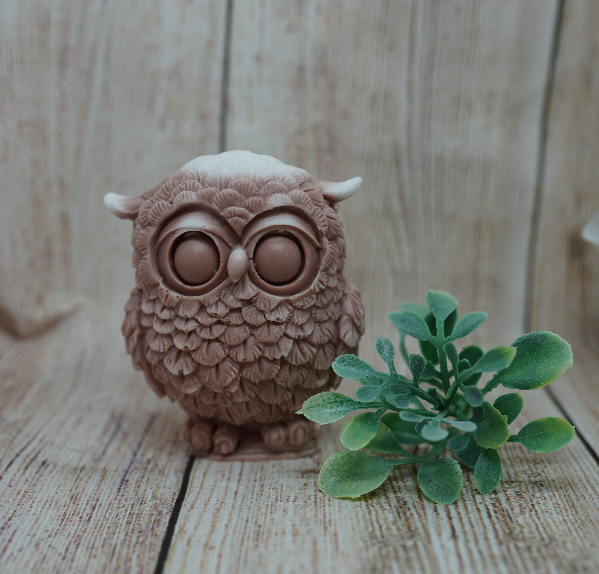 11370 Молд "Умная сова S" силикон HobbyPage 