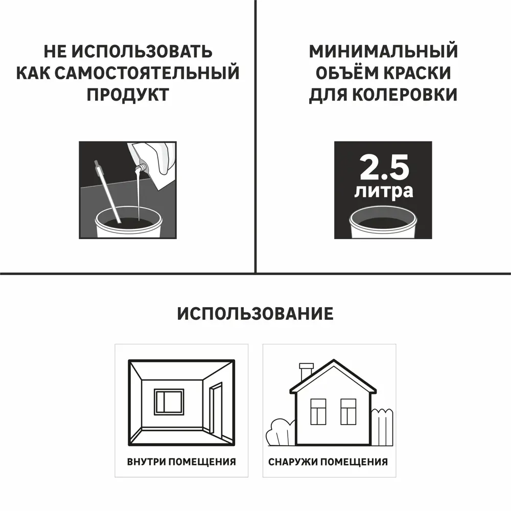 Колорант Luxens 0.25 л цвет чёрный 82343899 STLM-2034898  - Вид №1
