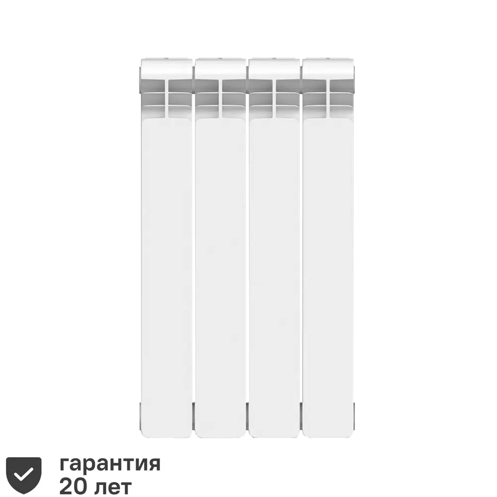 Биметаллический радиатор Equation на 4 секции для эффективного отопления 18360688 STLM-0010519