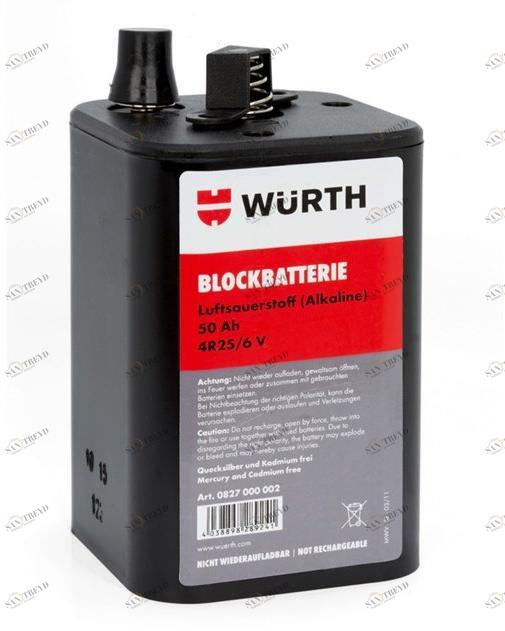 Würth Аккумулятор, аккумулятор Batterie sun-id-1408834