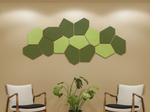 Рециркулированная пластиковая акустическая панель