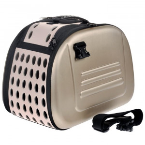 ПР0040472 Сумка-переноска для собак и кошек до 6кг 30х46х32см бежевая Ibiyaya