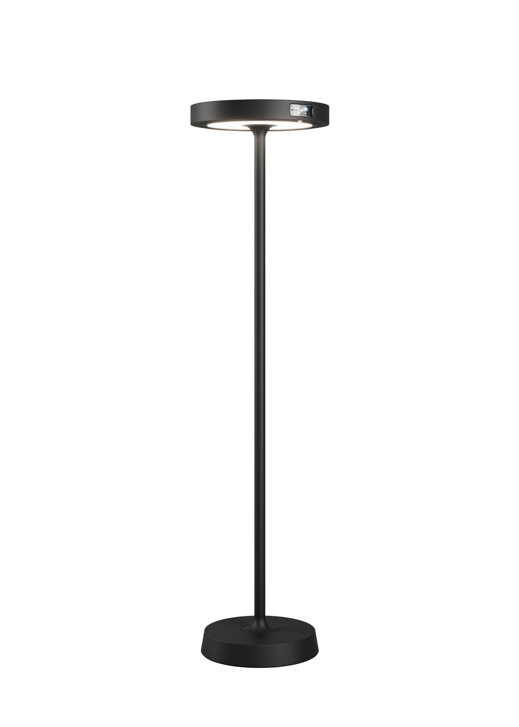 Алюминиевая напольная перезаряжаемая напольная лампа Zafferano BARBELL SOLAR RF ARCH-00092220 - Вид №2