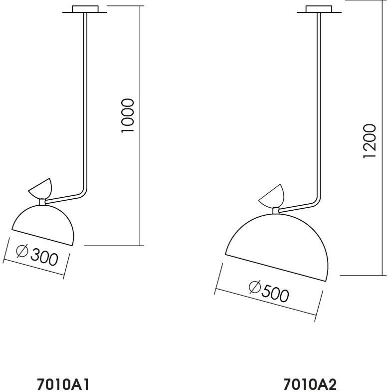NEXO LUCE Светодиодный подвесной светильник из стали Oxen pendant lamp 7010a1 / 7010a2 - Вид №5