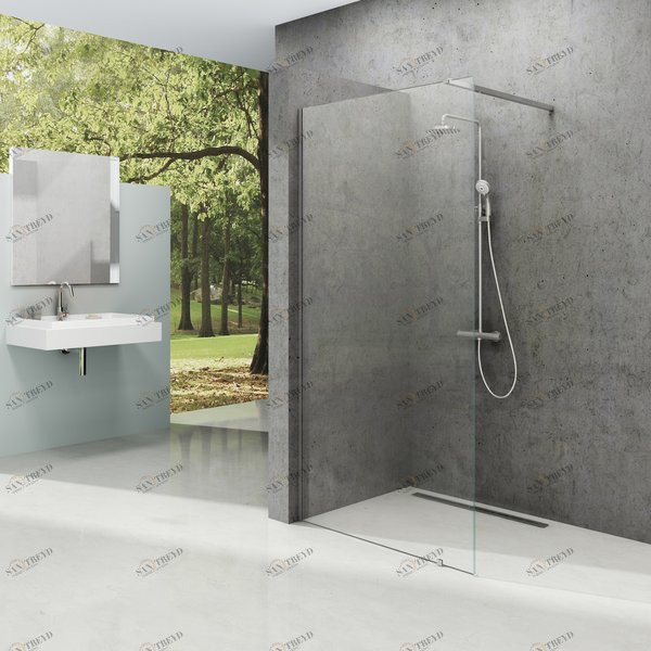 Walk In-Wall-110 v.200 черный+Transparent Ravak GW9WD0300Z1