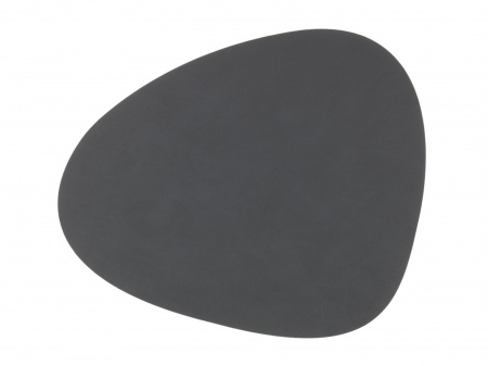 981161 NUPO anthracite подстановочная салфетка фигурная 37x44 см, толщина 1,6 мм;LIND DNA 