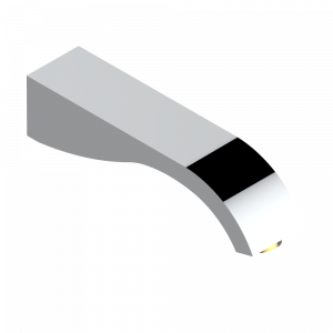 G04-43GB Настенный кран для раковины среднего размера без Т-образного фиксатора Thg-paris Pure Хром/золото