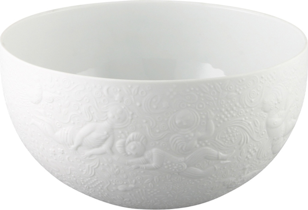 81013 Rosenthal Салатник Rosenthal Волшебная флейта 22см, фарфор, белый Фарфор 