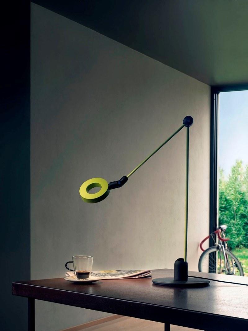 Martinelli Luce Настольная светодиодная лампа из алюминия с гибким кронштейном L'amica 736/l/ - Вид №6