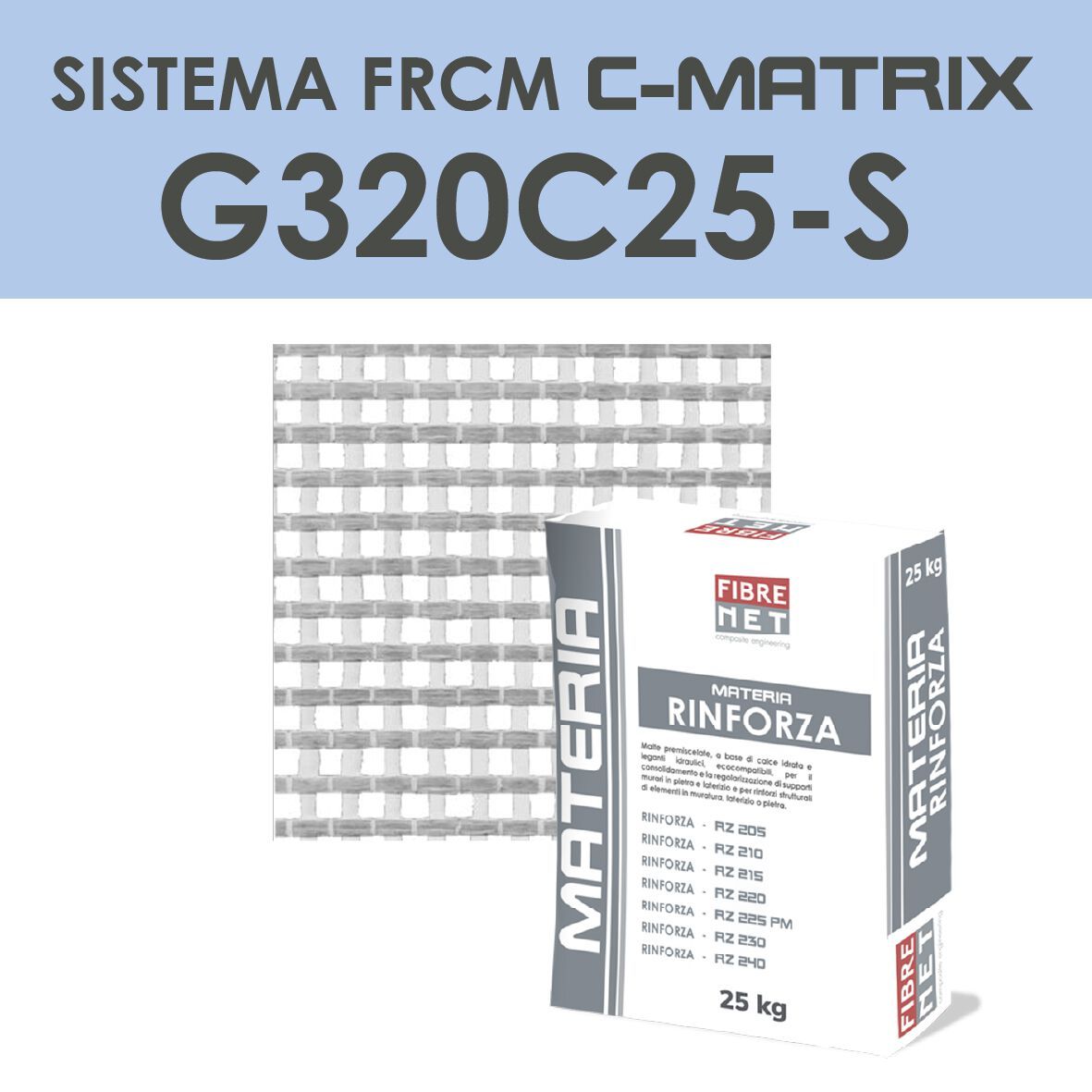 Система армирования FRCM Fibre Net C-MATRIX ARCH-00152380 - Вид №1