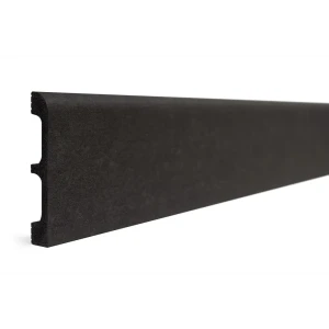 Молдинг настенный полистирол ударопрочный Decor-Dizayn 706-94 графит 80x13x2400 мм 85473618 STLM-2090336