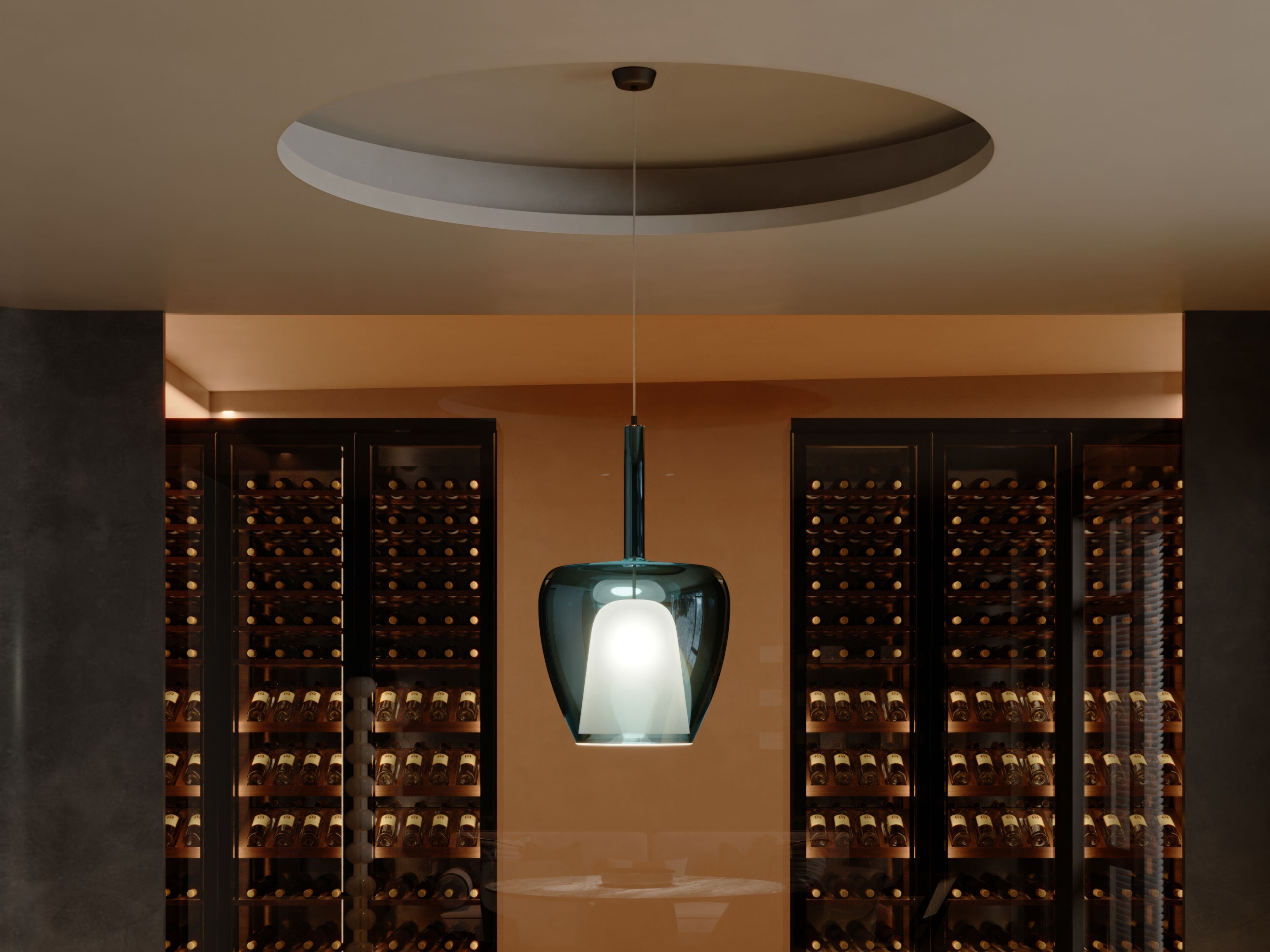 Подвесной светильник из дутого стекла Cangini & Tucci Clos ARCH-00041774