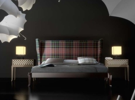 003695 Кровать Absolute с основанием Polyhedron 203 x 136 см La Ebanisteria Nite-Nite 