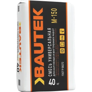 Смесь цементно-песчаная M150 (ЦПС) Bautek Универсальная 40 кг