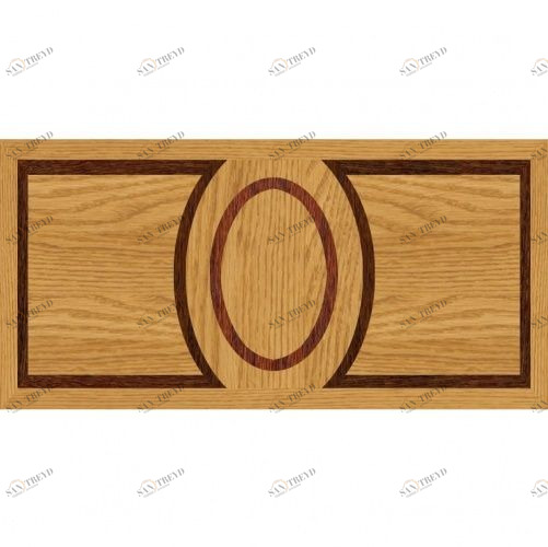 Художественный паркет Da Vinci Межкомнатный Порог 26-006 Дуб () 1000х300 мм 26013006