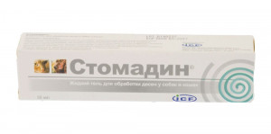 ПР0044806 Жидкий гель для обработки десен Стомадин у собак и кошек 30мл (туба) ICF