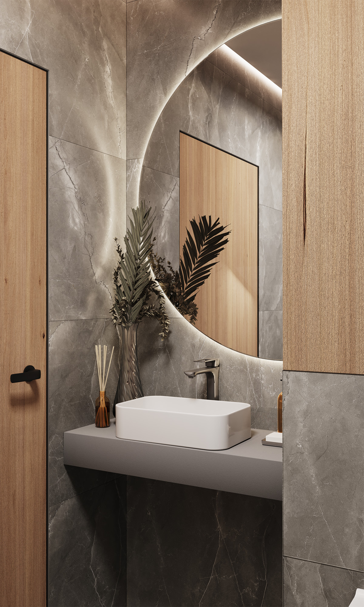 PULPIS NERO CARVING ARCADIA CERAMICA CR4002-A - Вид №1