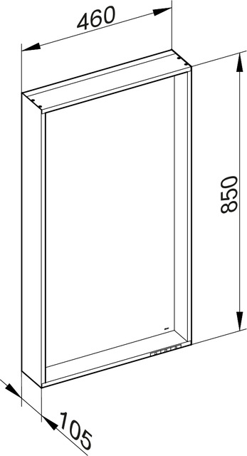 33096ZZ2500 Зеркало с подсветкой KEUCO Plan - Вид №13