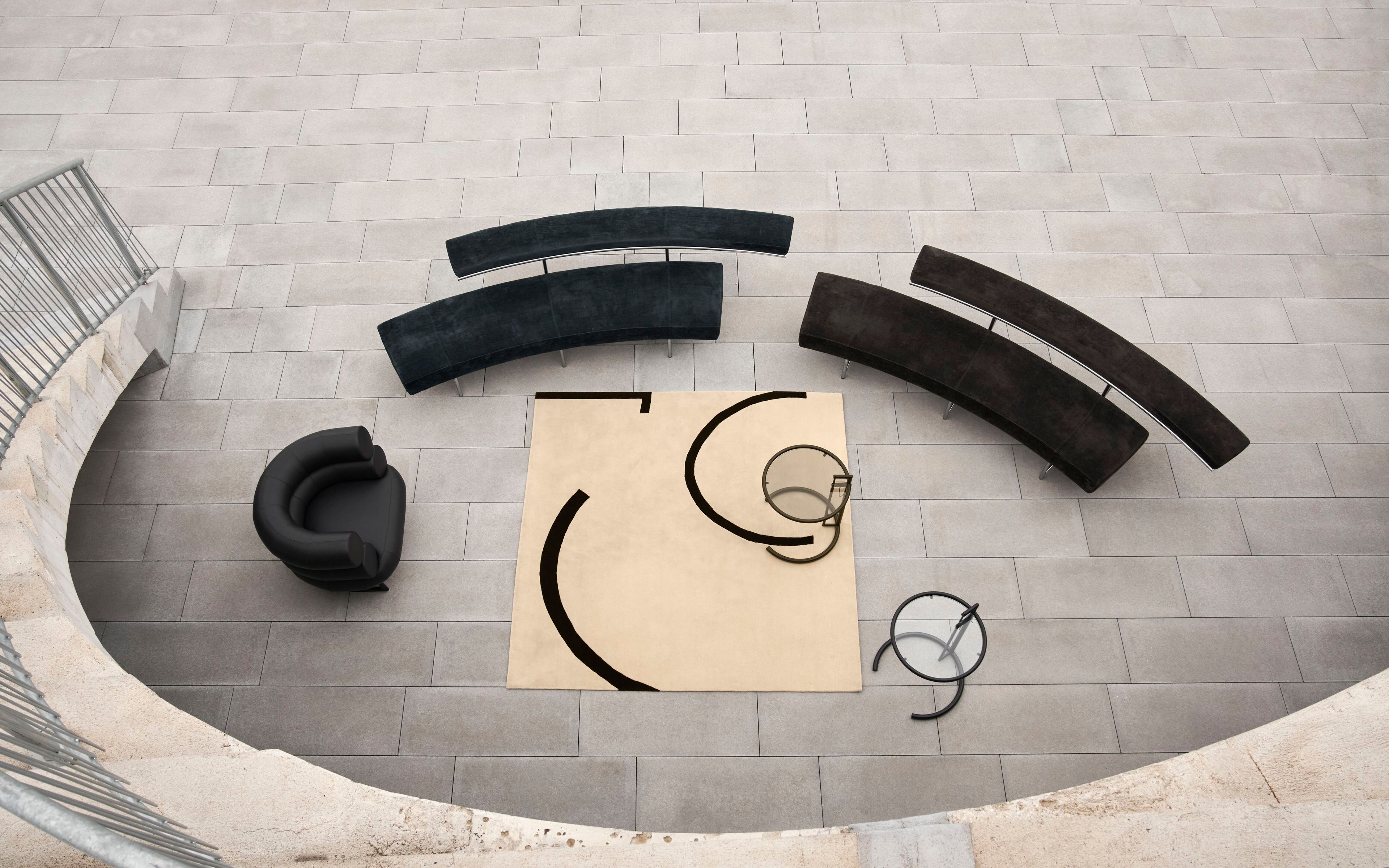 Новая Зеландия шерсть ручной работы квадратный ковер Classicon FAUBOURG ARCH-00134641 - Вид №2