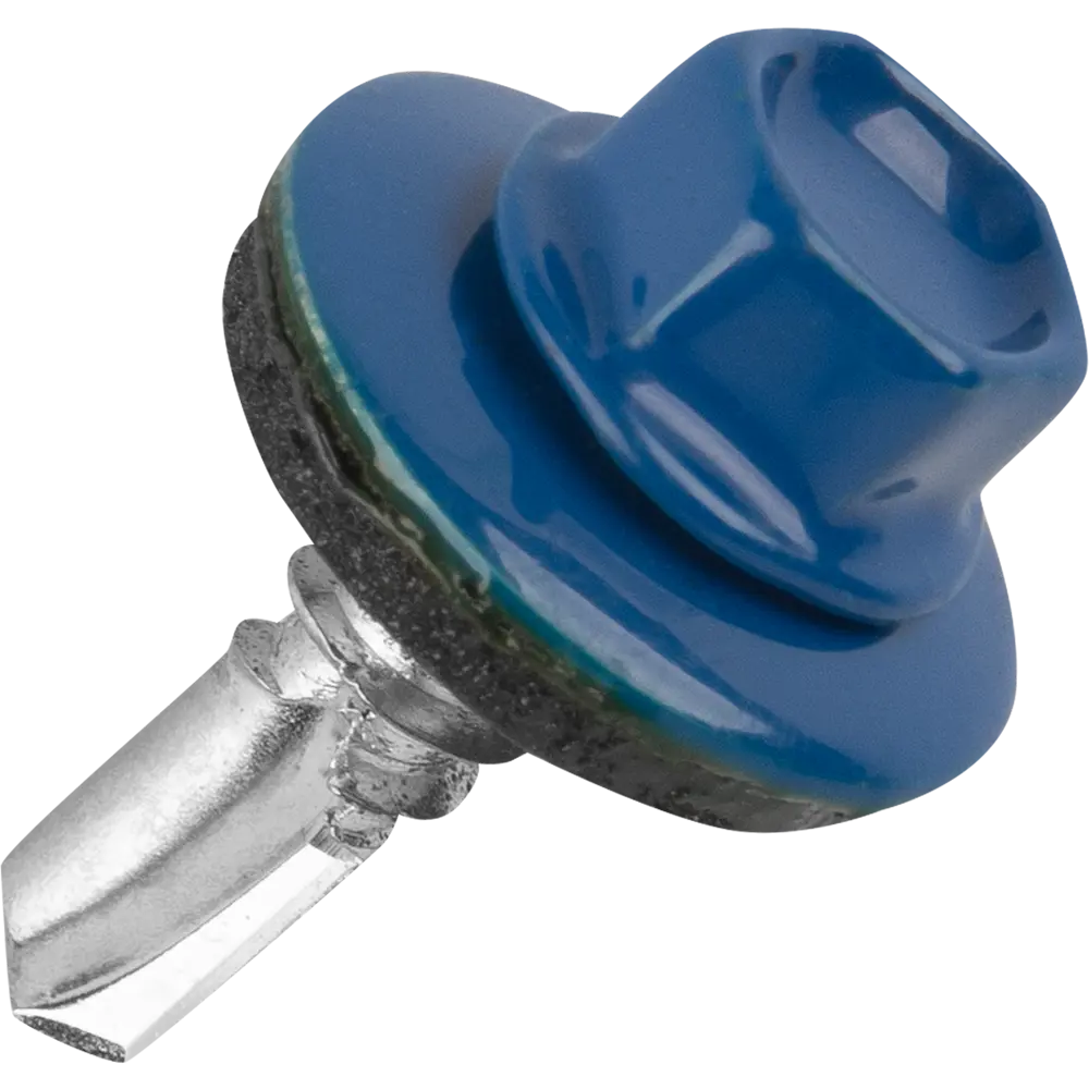 Кровельные саморезы STANDERS RAL5005 сверлоконечные синие 5.5x19, 120 шт. 82182098 STLM-2078497 