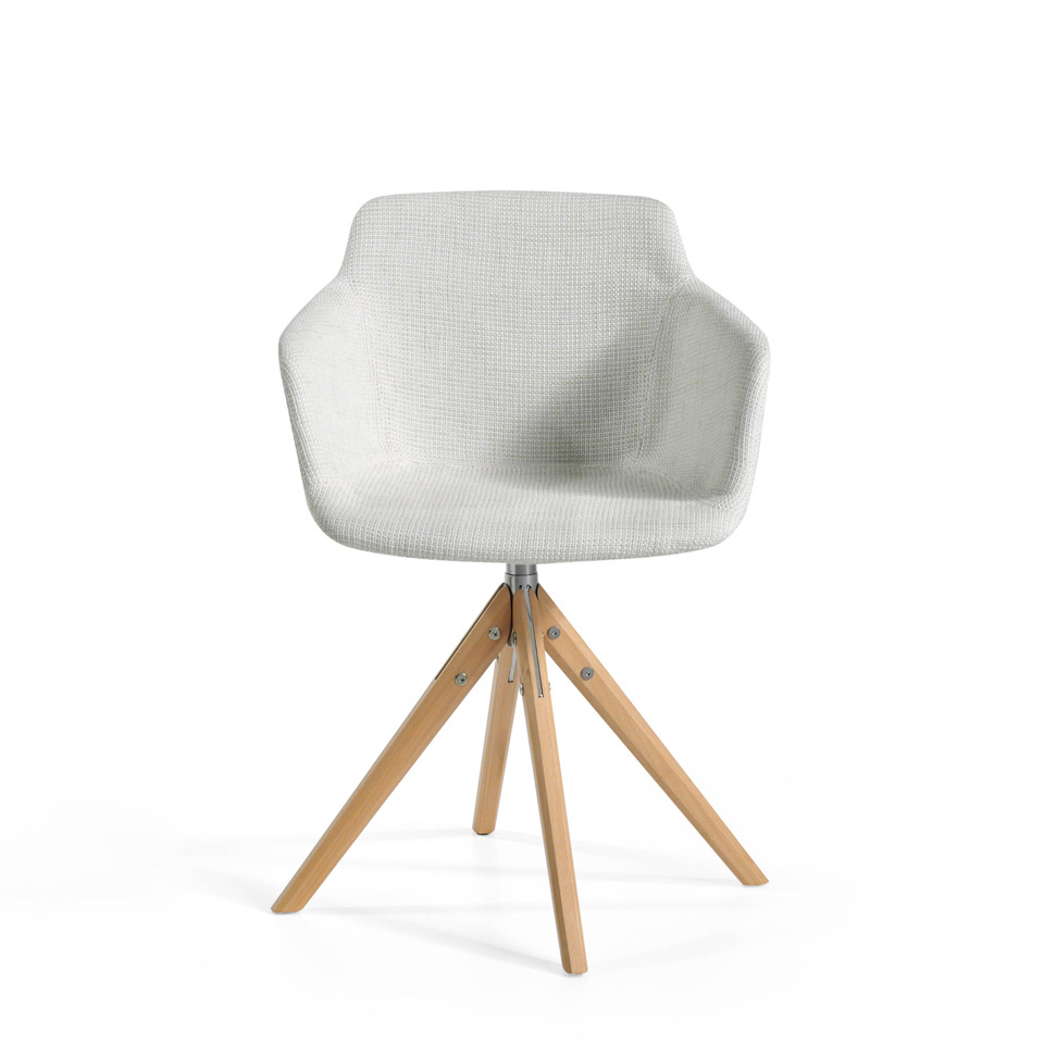 Кресло поворотное DC-S084A от Angel Cerda ANGEL CERDA ДИЗАЙНЕРСКИЕ 321431 Белый  - Вид №2