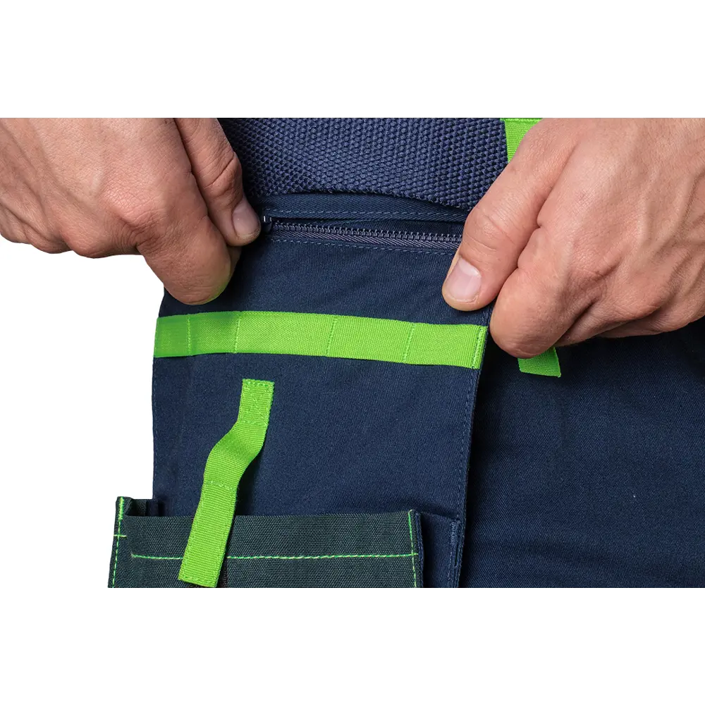 Шорты Neo Tools Premium темно-синие/зеленые размер XXXL рост 190-193 STLM-2094207 - Вид №4