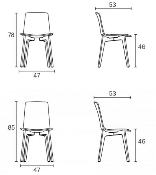 ENEA Стул полипропиленовый Lottus wood sun-id-1504082 - Вид №7