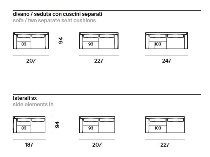 3-местный тканевый секционный диван Twils HAROLD ARCH-00147644 - Вид №4