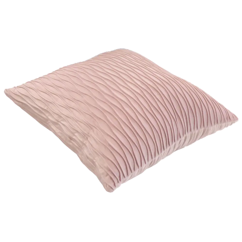 Подушка Барокко 45x45 см цвет светло-розовый 88106372 STLM-2050179 LINEN WAY  - Вид №1