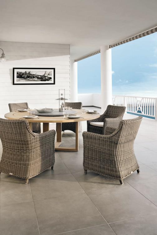 MNST158 Шнур для стула 8мм старый серый Manutti San Diego - Вид №2