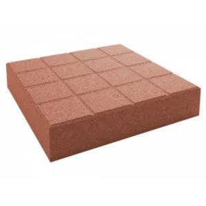 Плитка тротуарная Квадрат 400x400x80 мм терракотовый 85263691 STLM-2023482