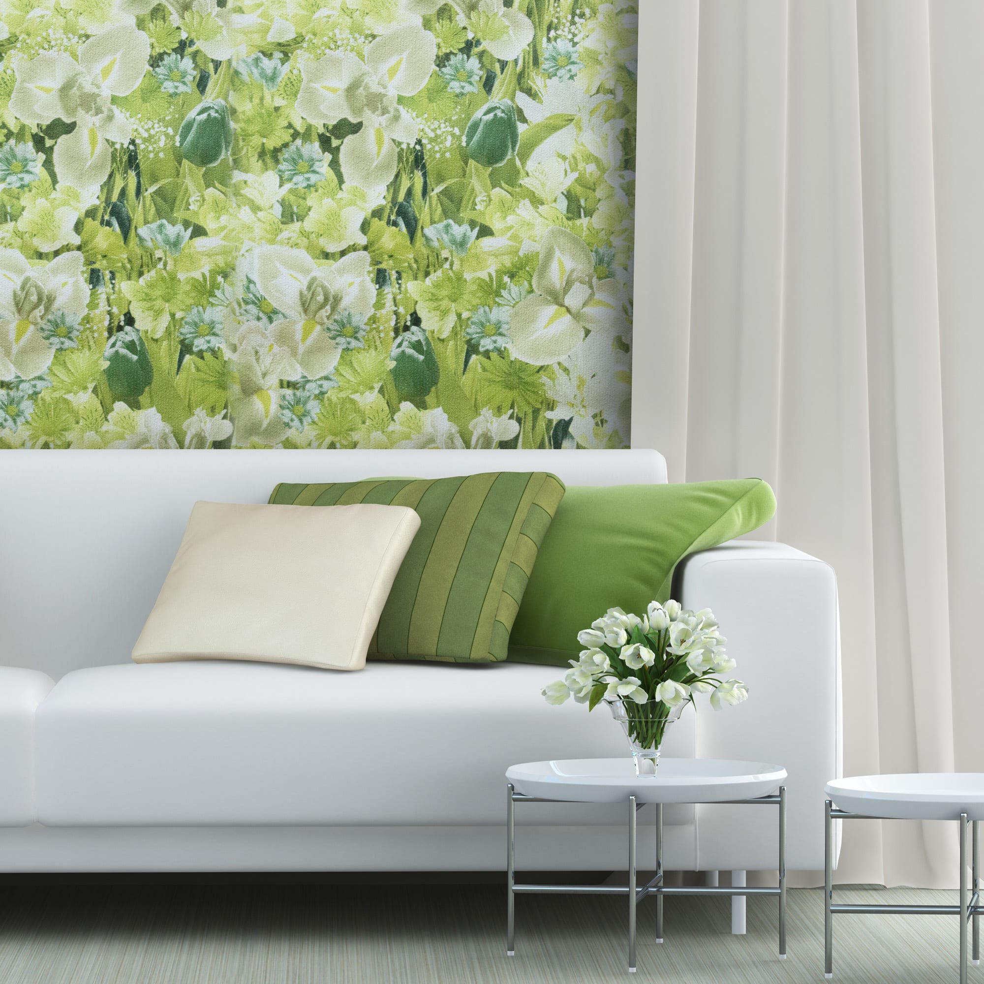 17966514 Обои бумажные зелёные 0.53 м 25-МО Голландия Santreyd  - Вид №2