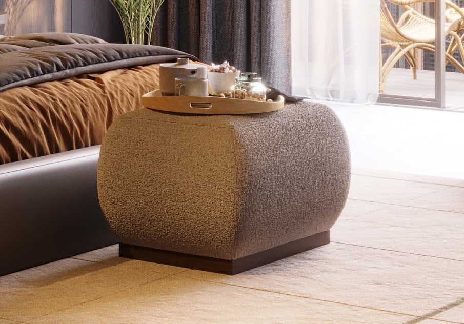 Прямоугольный пуф из ткани Stylish Club клуб ARCH-00059102 - Вид №2